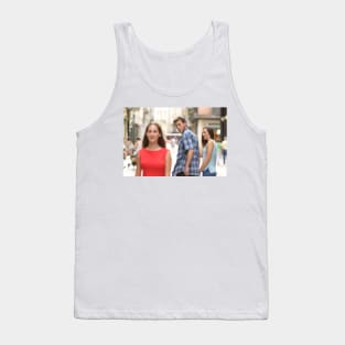 Distracted Boyfriend Meme Tank Top